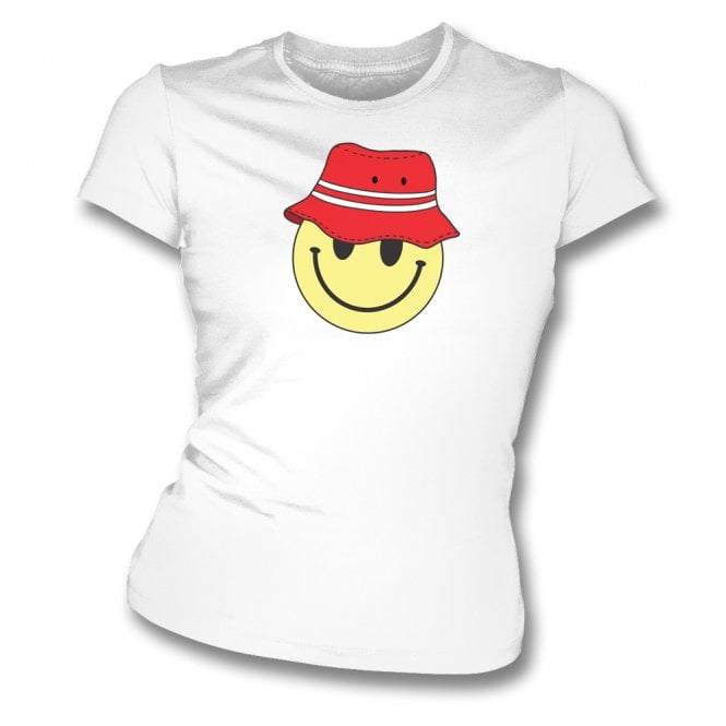 Rotherham Bucket Hat Smiley Womens Slim Fit T-Shirt
