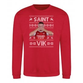 Saint Vik (Viktor Gyokeres - Arsenal Influenced) Kids Christmas Jumper