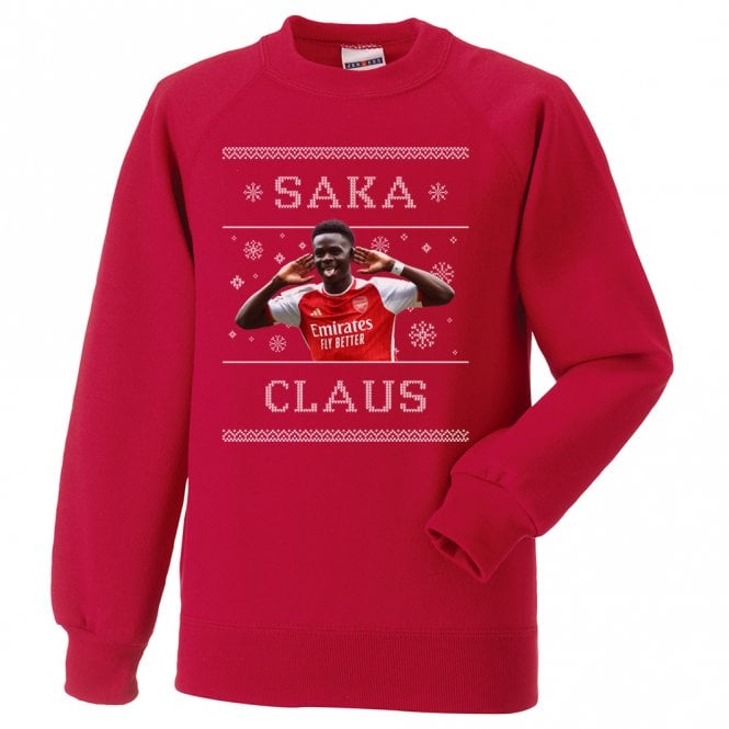 Saka Claus (Arsenal Influenced) Christmas Jumper