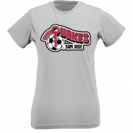 San Jose Earthquakers Womens Slim Fit T-Shirt