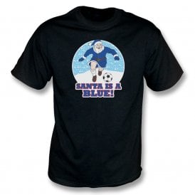 Santa Is A Blue (Chelsea Influenced) Christmas T-Shirt
