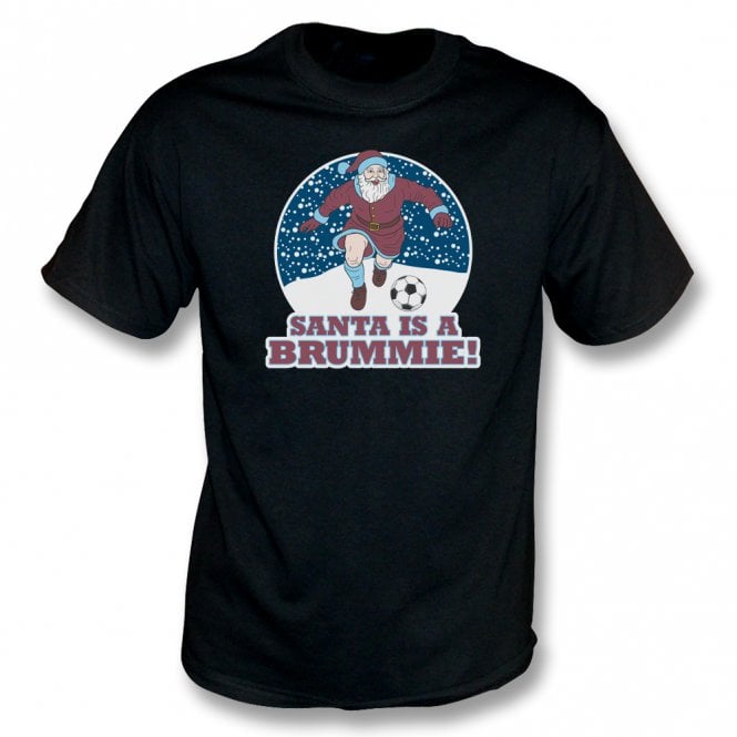 Santa Is A Brummie (Aston Villa Influenced) Christmas T-Shirt