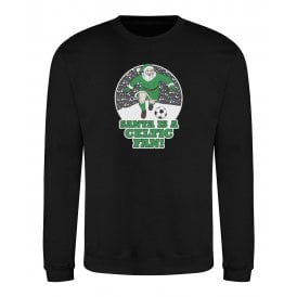 Santa Is A Celtic Fan (Celtic Influenced) Kids Christmas Jumper
