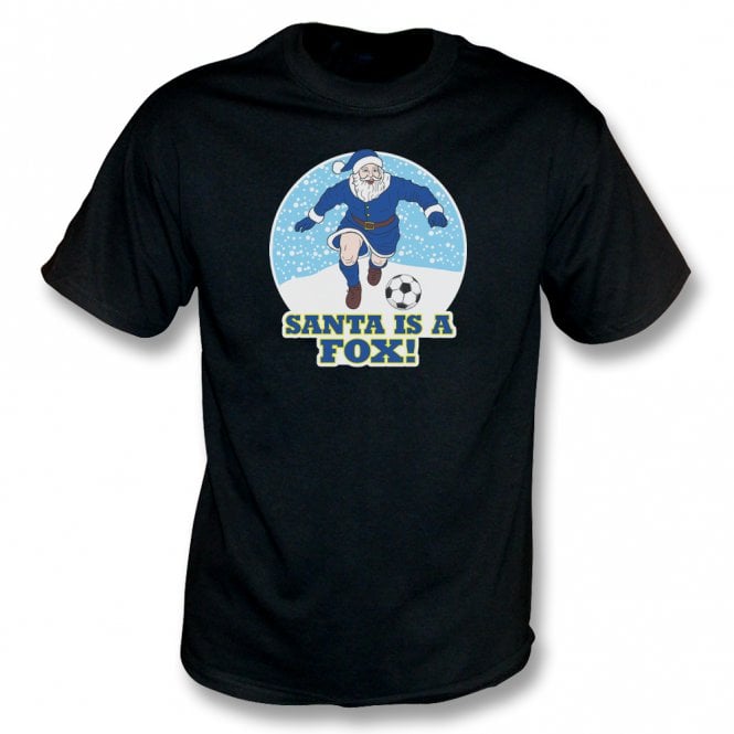 Santa Is A Fox (Leicester City Influenced) Christmas T-Shirt