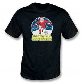 Santa Is A Gooner (Arsenal Influenced) Christmas T-Shirt