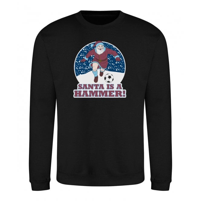 Santa Is A Hammer (West Ham Influenced) Christmas Jumper