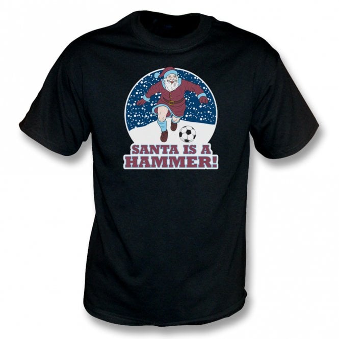 Santa Is A Hammer (West Ham Influenced) T-Shirt