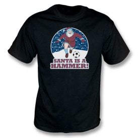 Santa Is A Hammer (West Ham Influenced) T-Shirt