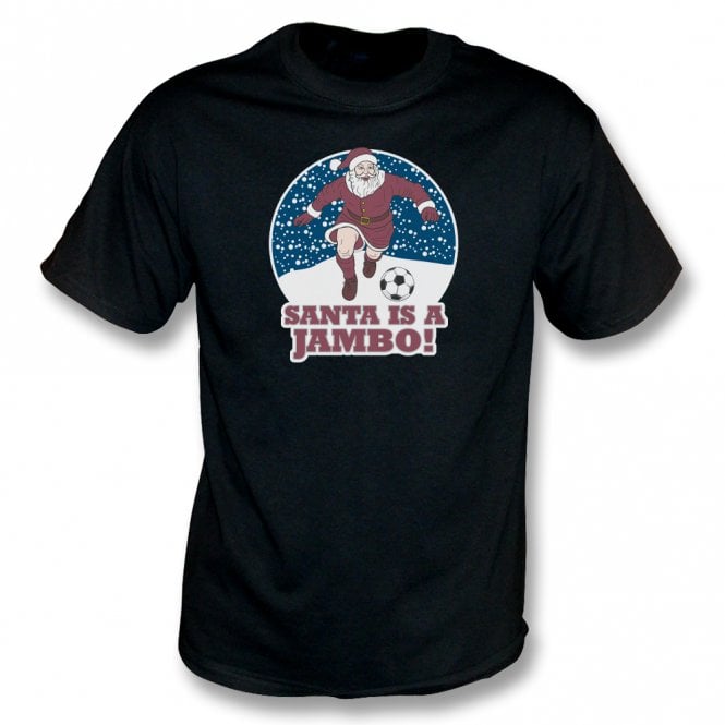 Santa Is A Jambo (Hearts Influenced) Christmas Kids T-Shirt