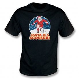 Santa Is A Scouser (Liverpool Influenced) Christmas T-Shirt