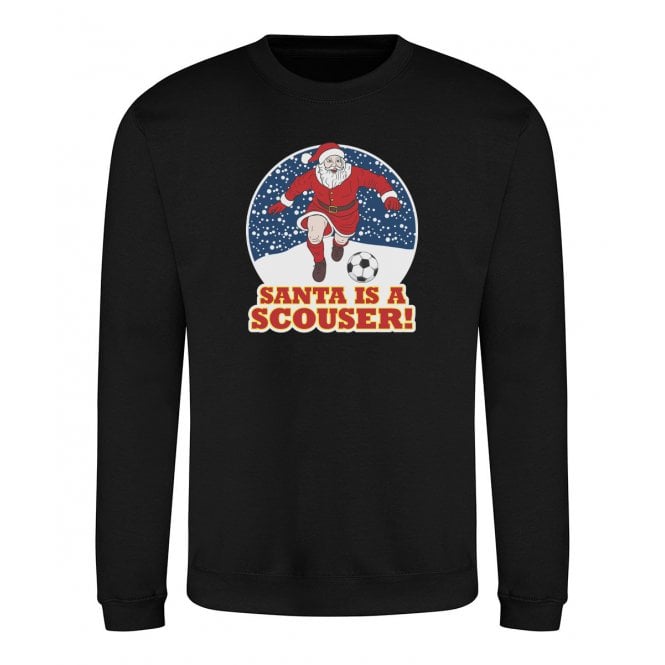 Santa Is A Scouser (Liverpool Influenced) Kids Christmas Jumper