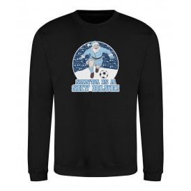 Santa Is A Sky Blue (Coventry City Influenced) Christmas Jumper