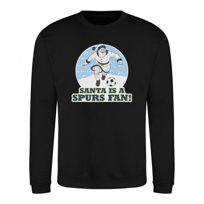Santa Is A Spurs Fan (Tottenham Hotspur Influenced) Kids Christmas Jumper