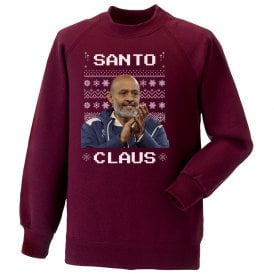Santo Claus (Nuno Espirito Santo Influenced - West Ham United) Kids Christmas Jumper