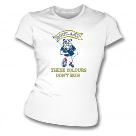Scotland Bulldog Original 80's Design Womens Slim Fit T-Shirt