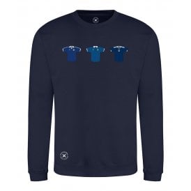Scotland Retro Football Kits (True Colours Collab) Organic Sweatshirt