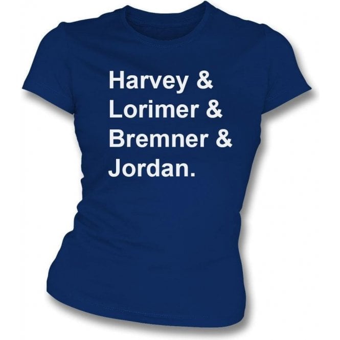 Scotland World Cup 1974 (Leeds United Edition) Womens Slim Fit T-Shirt