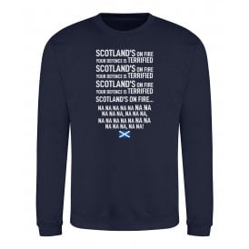 Scotland's On Fire (Scotland Influenced Chant) Organic Sweatshirt