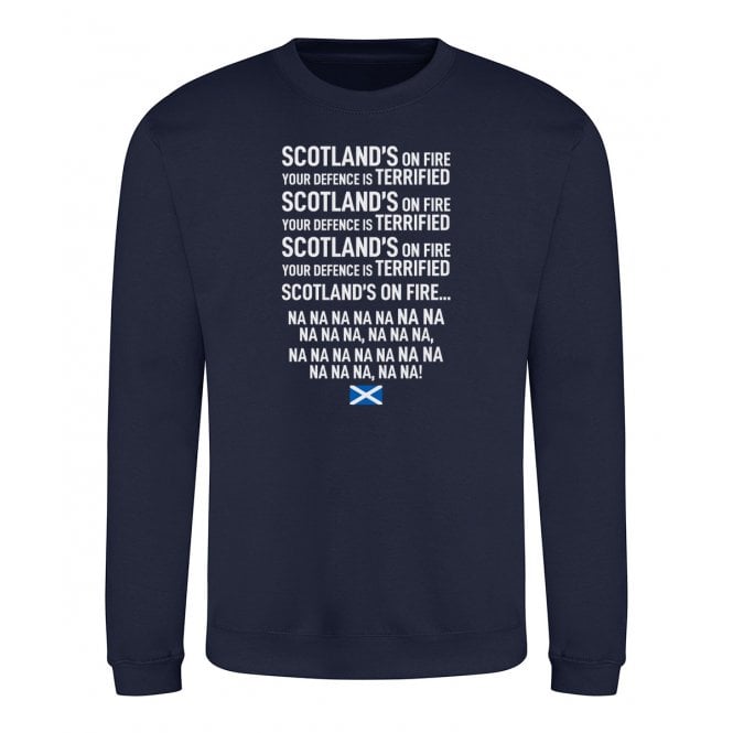 Scotland's On Fire (Scotland Influenced Chant) Sweatshirt
