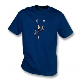 Scott McTominay Overhead Kick (Scotland Influenced) Art Print Kids T-Shirt