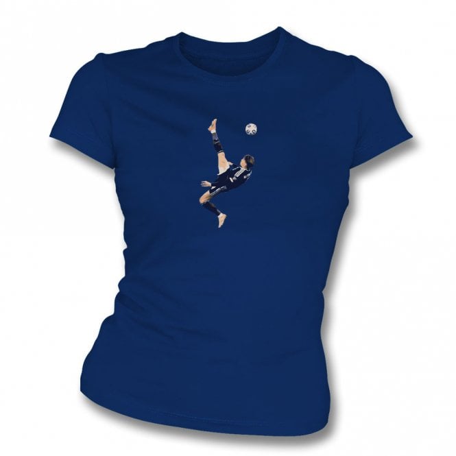 Scott McTominay Overhead Kick (Scotland Influenced) Art Print Organic Womens Slim Fit T-Shirt