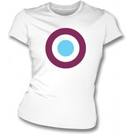 Scunthorpe Classic Mod Target Womens Slim Fit T-Shirt
