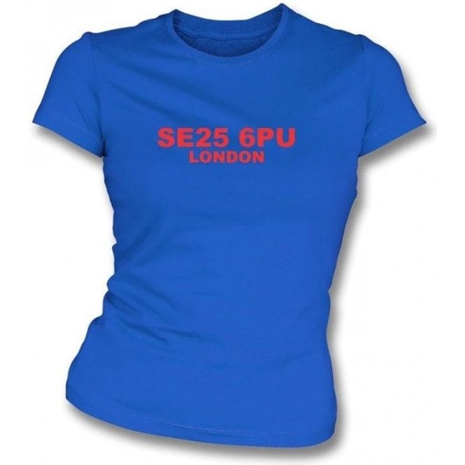 SE25 6PU London Women's Slimfit T-Shirt (Crystal Palace)