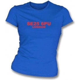 SE25 6PU London Women's Slimfit T-Shirt (Crystal Palace)