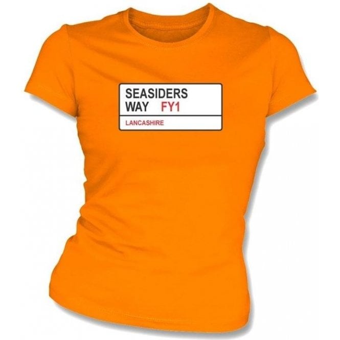 Seasiders Way FY1 Women's Slimfit T-Shirt (Blackpool)