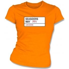 Seasiders Way FY1 Women's Slimfit T-Shirt (Blackpool)