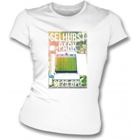 Selhurst Park SE25 6PU (Crystal Palace) Women's Slim Fit T-shirt