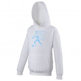 Sergio Aguero (Banksy Style - Manchester City) Kids Hooded Sweatshirt