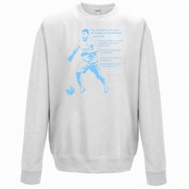 Sergio Aguero (Banksy Style - Manchester City) Kids Sweatshirt
