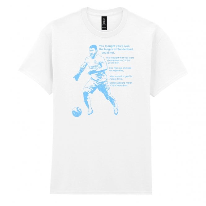 Sergio Aguero (Banksy Style - Manchester City) Kids T-Shirt