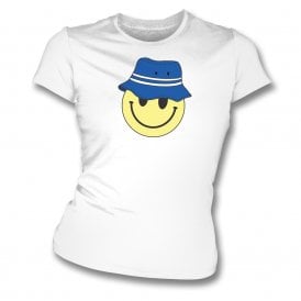Sheffield Wednesday Bucket Hat Smiley Womens Slim Fit T-Shirt