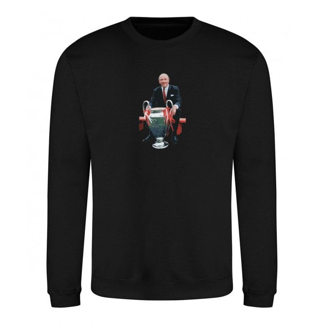 Sir Matt Busby Art Print (Manchester United) Kids Sweatshirt