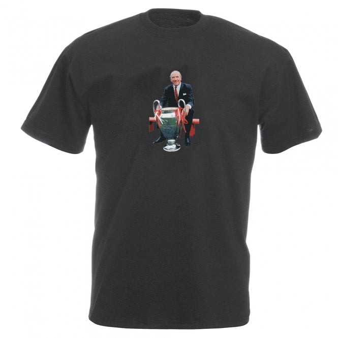 Sir Matt Busby Art Print (Manchester United) Vintage Wash T-Shirt