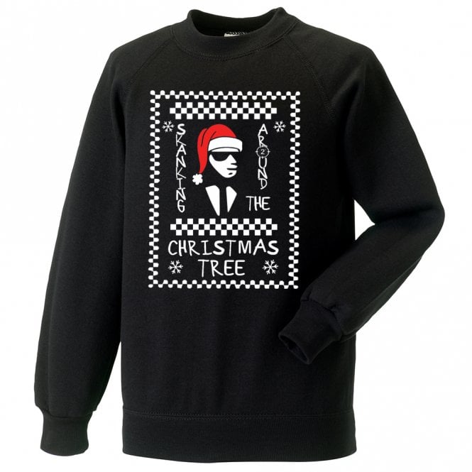 Skanking Around The Christmas Tree Kids Christmas Jumper