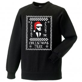 Skanking Around The Christmas Tree Kids Christmas Jumper