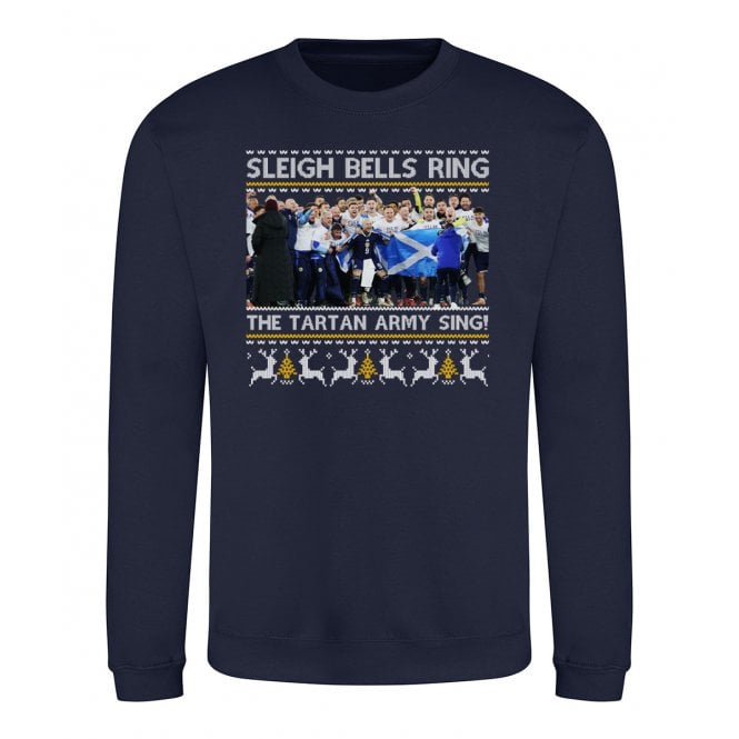 Sleigh Bells Ring, The Tartan Army Sing (Scotland Influenced) Christmas Jumper