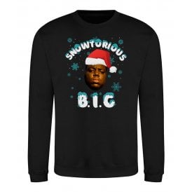 Snowtorious B.I.G. (Notorious B.I.G. Influenced) Christmas Jumper