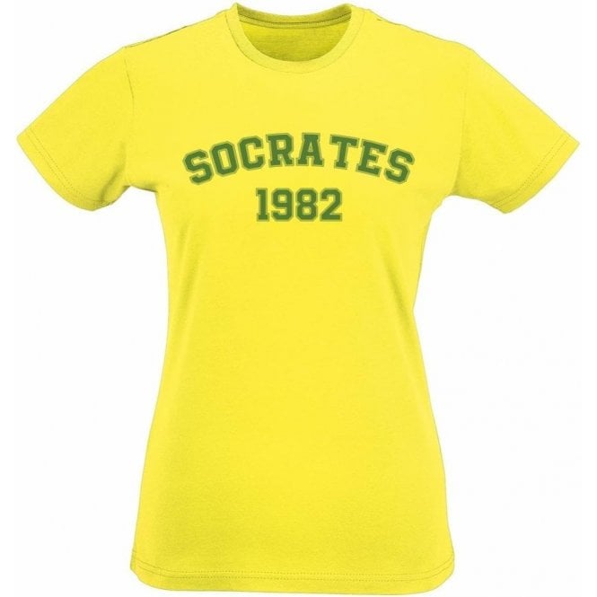 Socrates 1982 (Brazil) Womens Slim Fit T-Shirt