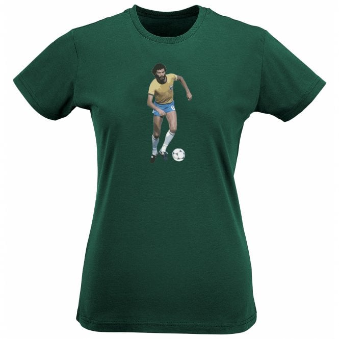 Socrates Art Print (Brazil) Womens Slim Fit T-Shirt