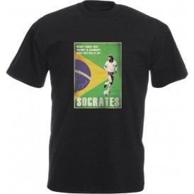 Socrates (Brazil) 80's Vintage Poster T-Shirt