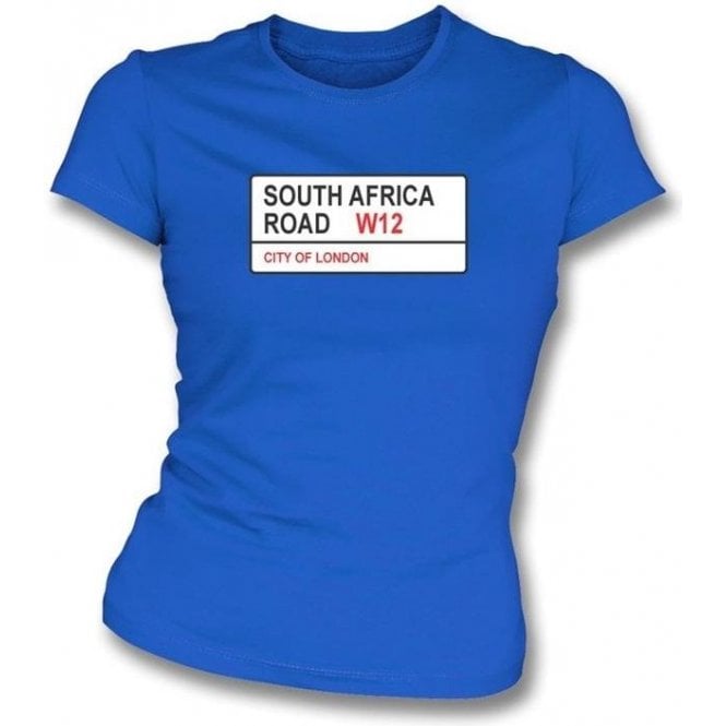 South Africa Road W12 Women's Slimfit T-Shirt (QPR)