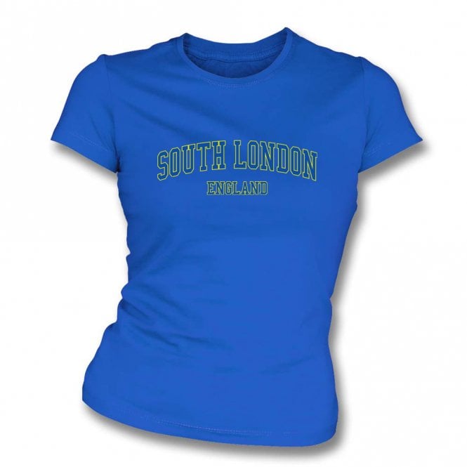 South London (AFC Wimbledon Influenced) Womens Slim Fit T-Shirt