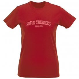 South Yorkshire (Barnsley Influenced) Womens Slim Fit T-Shirt