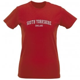 South Yorkshire (Sheffield United Influenced) Womens Slim Fit T-Shirt