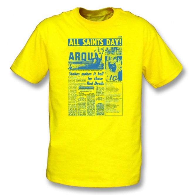 Southampton 1976 FA Cup Headline Organic T-Shirt