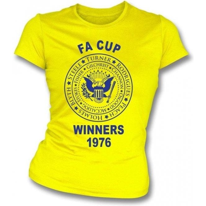 Southampton FA Cup Winners 1976 Girl's Slim-Fit T-shirt